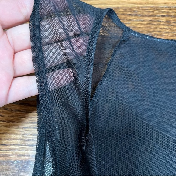Free People Mesh Bodysuit Size Small excellent condition. Very stretchy soft - Picture 3 of 9